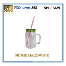 BPA Free Single Wall Plastic Manson Jar (SH-PM25)